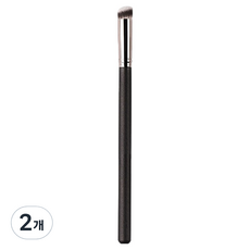 DeepTalk 化妝遮瑕斜角刷 小號, 黑色, 2個