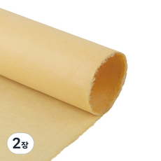 yulart 傳統韓紙 清澈純紙, 2個, 中褐色 漆紙