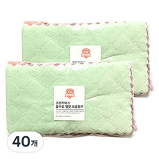 Cowin Commerce吸水魔術天鵝絨抹布 隨機出貨, 40個