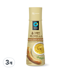 대상 청정원 홀그레인 머스타드소스, 320g, 3개
