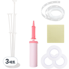 조이파티 풍선스탠드 + 풍선장식용품 세트, 3, 3세트