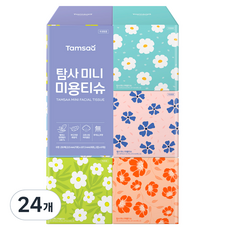 Tamsaa 迷你抽取式面紙, 250張, 24盒
