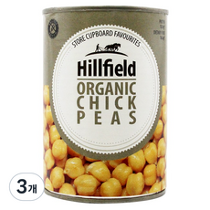 힐필드 유기농 병아리콩, 3개, 400g