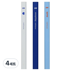 모닝글로리 2000 와이드 부드럽고 진한 필기감 스케치 연필 2B 3종 세트, 혼합색상, 4세트