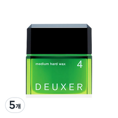 넘버쓰리 듀서 헤어왁스 4 미디엄, 80g, 5개