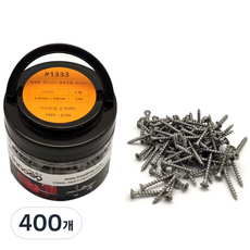 이노공구 목재용 델타도금 코스나사 3.8 x 25 mm 1333, 400개