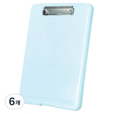 Tucovi A4 直式板夾文件盒, 藍色, 6個