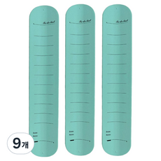 문구담 간호사 손목 체크리스트 재사용 가능한 메모 스트랩 대형, 09 그린, 9개