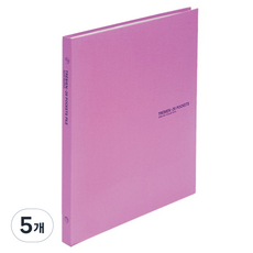드림산업 트레비엥 합지 파일 20매입, 보라, 5개