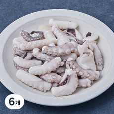 살맛나요 손질 항공직송 생물 절단 낙지 (냉장), 6개, 300g