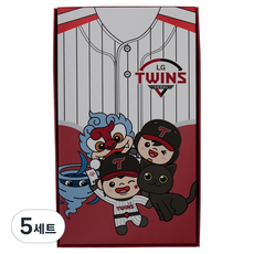 monAmi LG Twins Plus筆 6種組, 混合顏色, 5個