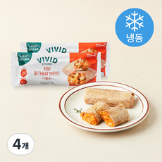 비비드키친 저당 닭가슴살 브리또 치폴레 (냉동), 125g, 4개, 1개입