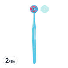 舌頭刷舌頭清潔劑綠松石+收納帽隨機發貨套組, 2組