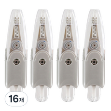 DADA 筆型按壓式修正帶, 灰色, 16個