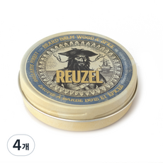 REUZEL 木質香調鬍鬚膏, 35g, 4個