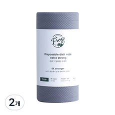 SINCERELY Frog 一次性菜瓜布 Extra Strong, 灰色, 60入, 2個