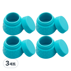 아이앤지마켓 여행용 크림 용기 4p + 파우치 세트, 3세트, 상품4