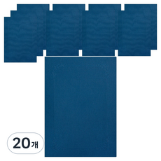 sewoose 插入式金緞帶紙質獎狀夾, 20個, 深藍色