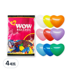 WOW PARTY KOREA 愛心氣球, 基本混色, 4套