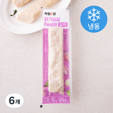 하림e닭 닭가슴살 리얼바 갈릭 (냉동), 80g, 1개입, 6개