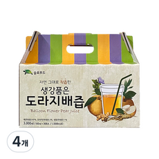 슬로푸드 생강품은 도라지 배즙 30p, 3L, 4개 3L, 4개