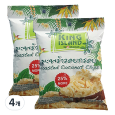 킹아일랜드 구운코코넛칩, 4개, 50g
