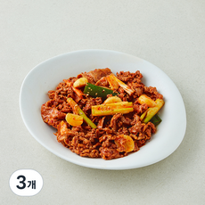 집반찬연구소 한돈 대파제육볶음 반조리, 350g, 3개