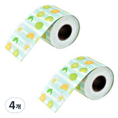 Unheve 圖案多用途防水膠帶 03 檸檬茶藍色 8 x 280 cm, 4個