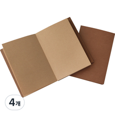 하늬통상 드로잉북 크라프트지 126매 100g, A5, 4개