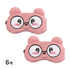 라이프팝 큐티 캐릭터 수면안대 2p, 2개입, 6개