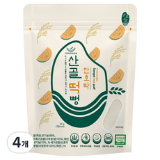 Ecomom Meal 孩童山谷米餅, 20g, 4個, 甜南瓜味