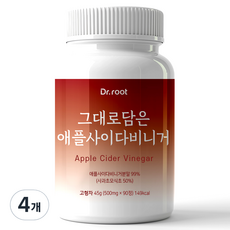 Dr.root 蘋果醋補充錠 90顆入, 4個, 45g