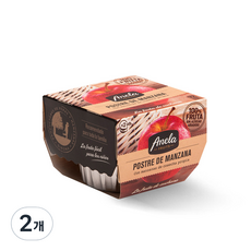 아넬라 생과일 프리미엄 디저트 과일퓨레 2p, 사과, 200g, 2개