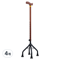 난리시스터즈 가벼운 어르신 선물 지팡이 TYPE 17, 4개