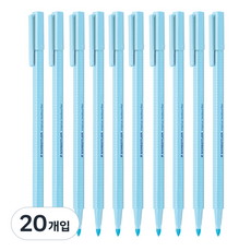 스테들러 트리플러스 삼각형광펜 362 C-305, 파스텔블루, 20개