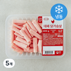 한강식품 대패 닭가슴살 (냉동), 5개, 400g