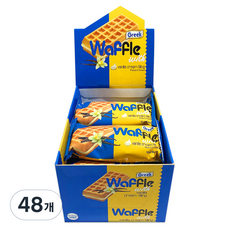와플 위드 바닐라크림, 50g, 48개