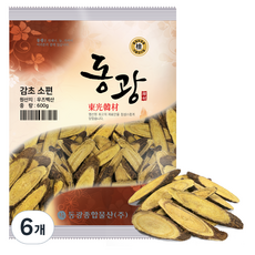 동광종합물산 감초 소편, 600g, 6개