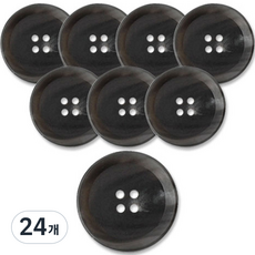 Button King 東大門鈕扣王 高級霧面大衣開襟衫鈕扣 21mm, 單一顏色, 24個