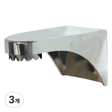 World Clean 磁吸肥皂架 基本款, 銀色, 3個