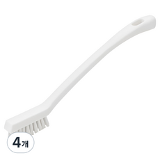 크린브러쉬 틈새 하드 청소솔, 화이트, 4개