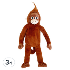 데미무드 오숭이 필통, 브라운, 3개