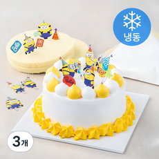 케익만들기 미니언즈 (냉동), 3개, 390g
