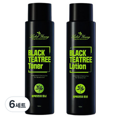 Label Young 驚人紅茶茶樹化妝水+乳液, 6套