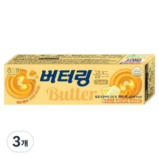 해태제과 버터링 골드, 65g, 3개