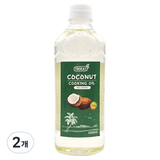 트로잇 코코넛 쿠킹 오일, 2개, 500ml