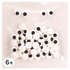 눈알 스프링클 10mm, 22g, 6개