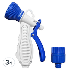 World Clean Blue Jet 多功能水管噴槍, 混合色, 3個