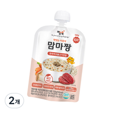 짱죽 맛있는 이유식 맘마짱 10개월부터 1p, 한우버섯불고기진밥, 120g, 2개
