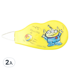 三眼怪-迪士尼返校日繽紛修正帶, 2入, 黃色